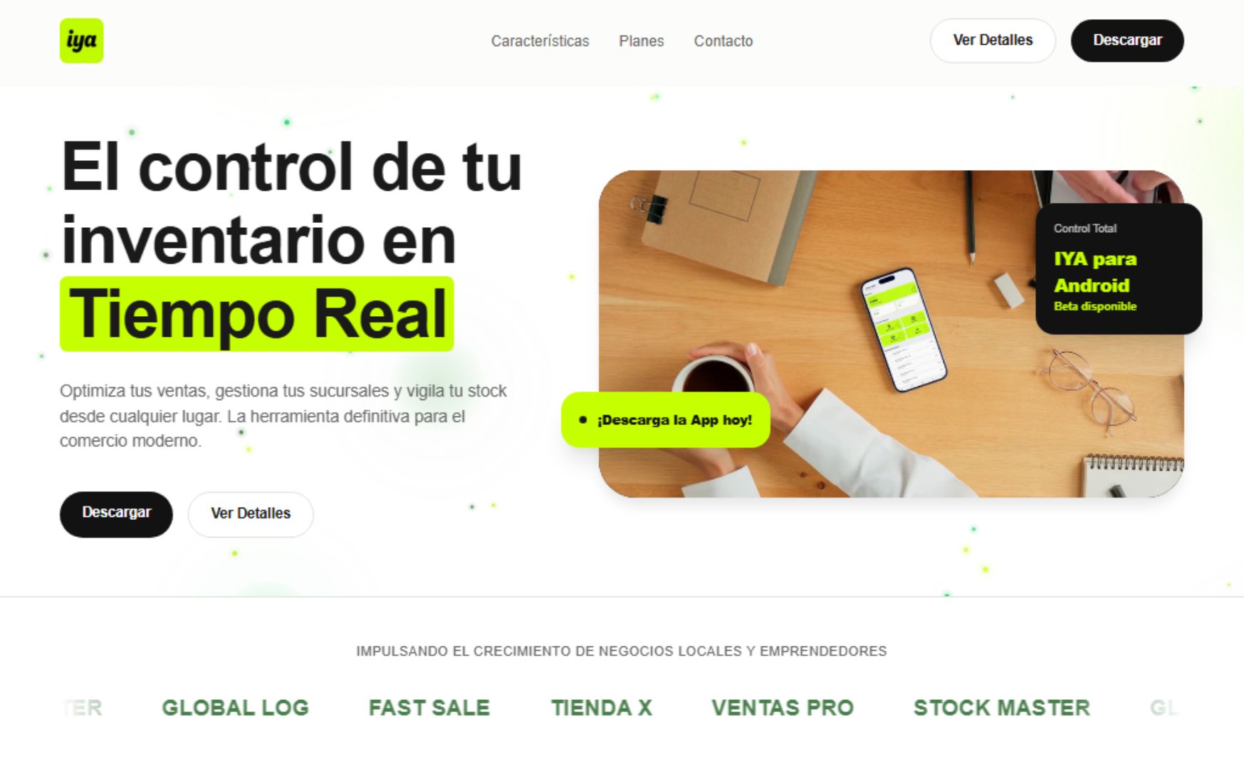 Mockup Inventario Ya